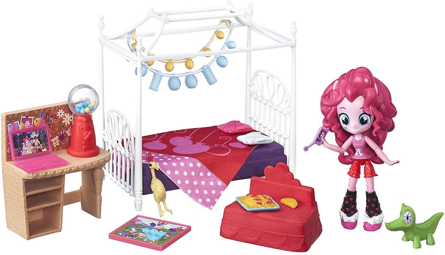My Little Pony Equestria Girls Minis Pinkie Pie Slumber Party Bedroom Set