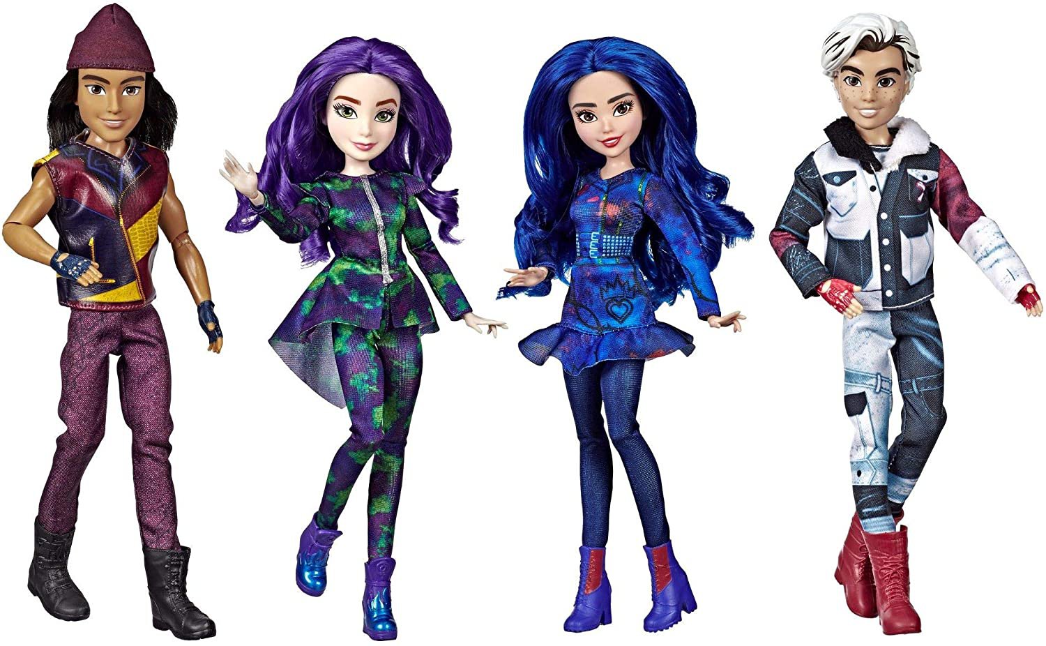 Disney Descendants 3 Isle of The Lost Collection Dolls Pack of 4