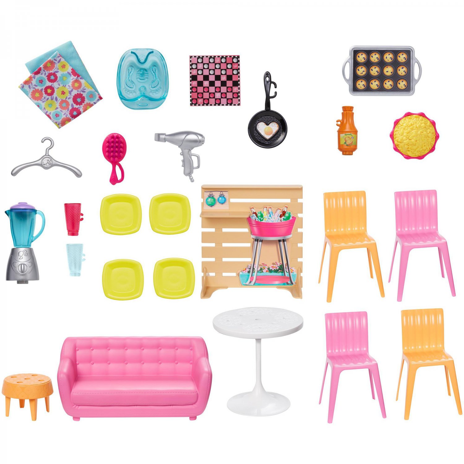 barbie malibu house accessories