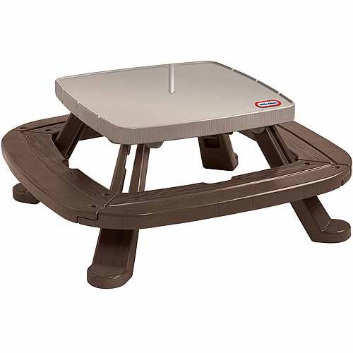 little tikes folding table with umbrella