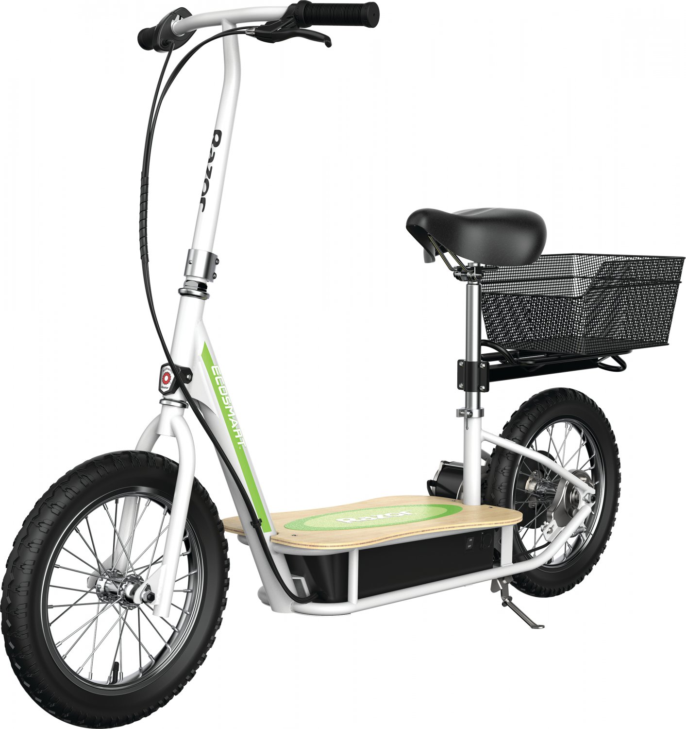 Razor EcoSmart Metro Electric Scooter â�� Padded Seat, 16" Air-Filled Tires, 500w High-Torque Motor