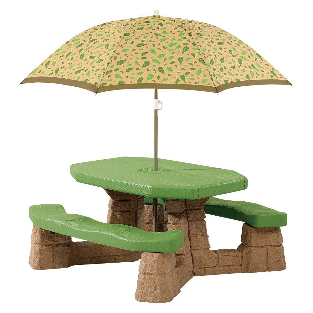 Step2 Naturally Playful Kids Picnic Table with 60inch Umbrella