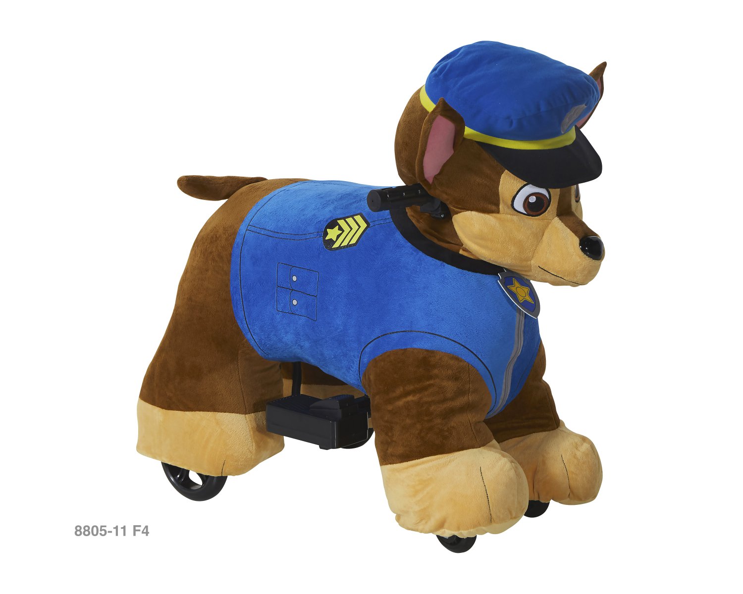 6 volt plush paw patrol ride on with pup house