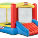 Little Tikes Shady Jump 'n Slide 9'x12' Inflatable Bounce House with Blower and Shade Canopy
