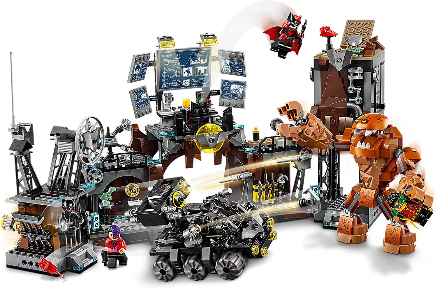 dc batman batcave clayface invasion lego 76122