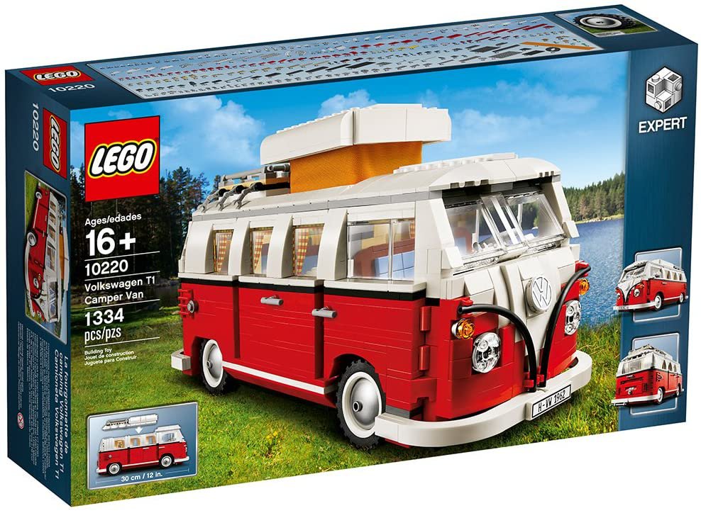 LEGO Creator Expert Volkswagen T1 Camper Van 10220 Construction Set ...