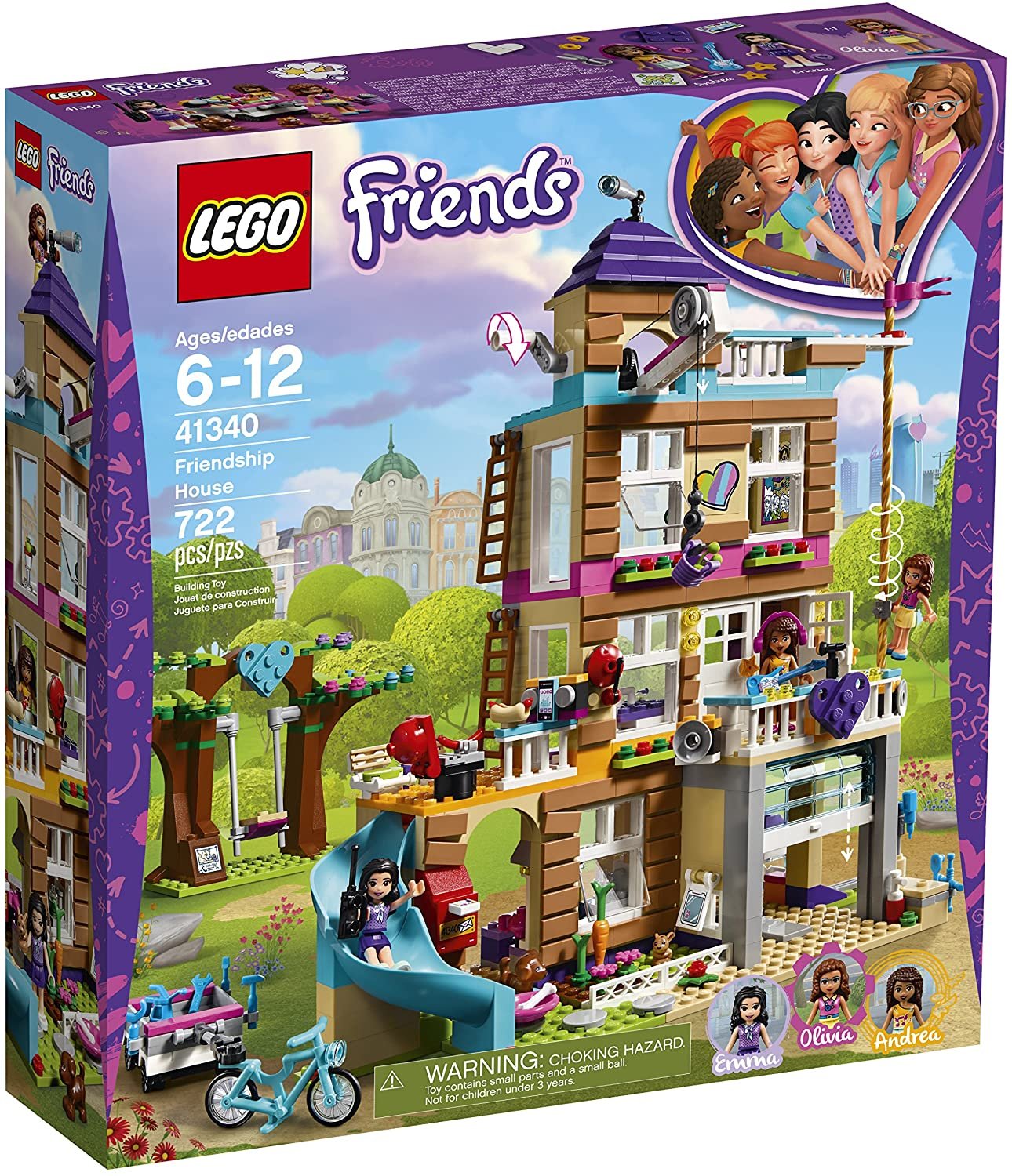 LEGO Friends Friendship House 41340 Kids Building Set with MiniDoll