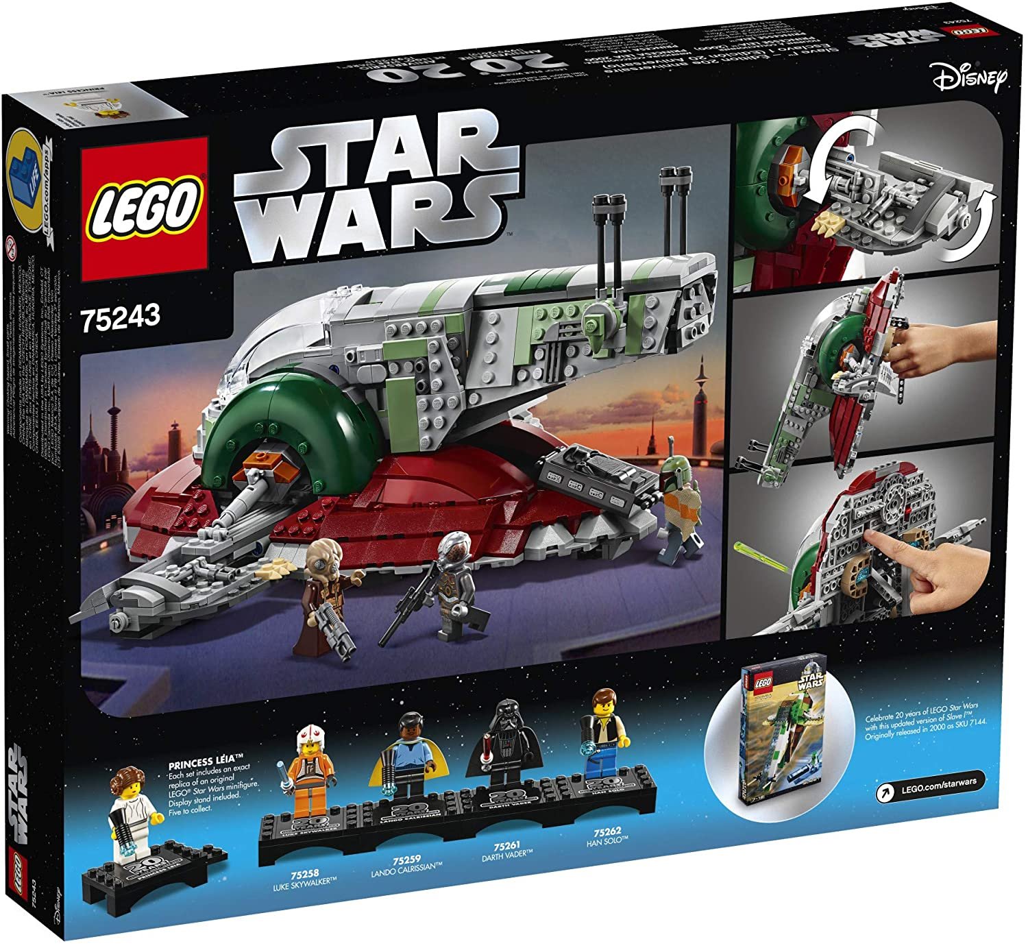 lego star wars slave 1 2000