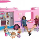 Barbie Camper Pops Out into Play Set with Pool!