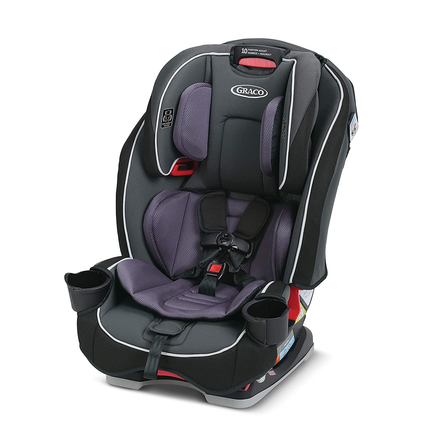 Graco SlimFit 3 in 1 Car Seat, Slim & Comfy Design Saves Space in Your