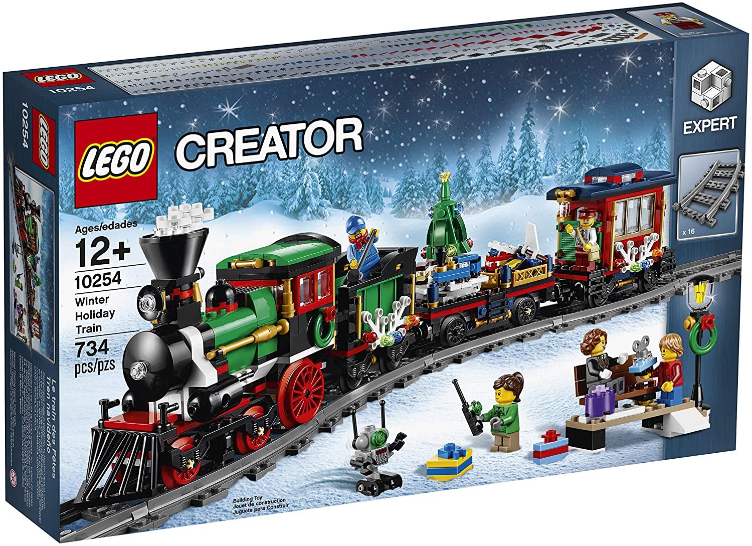 LEGO Creator Winter Holiday Train 10254 Christmas Train Set with Full