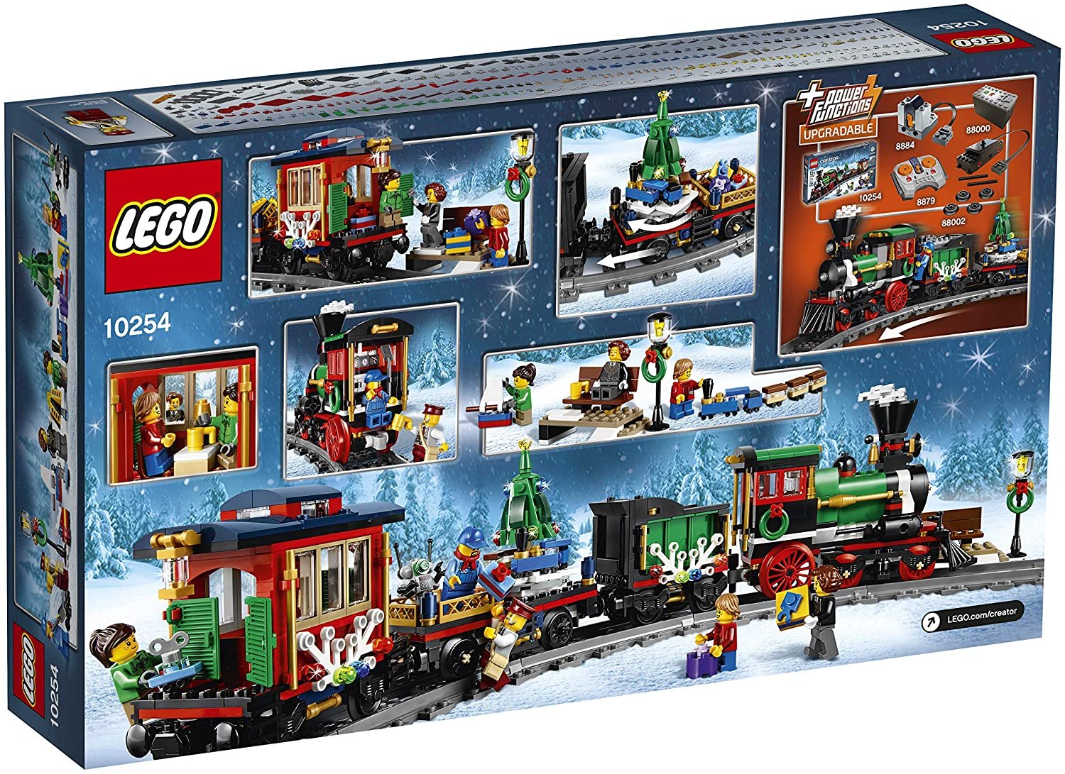 LEGO Creator Winter Holiday Train 10254 Christmas Train Set with Full ...