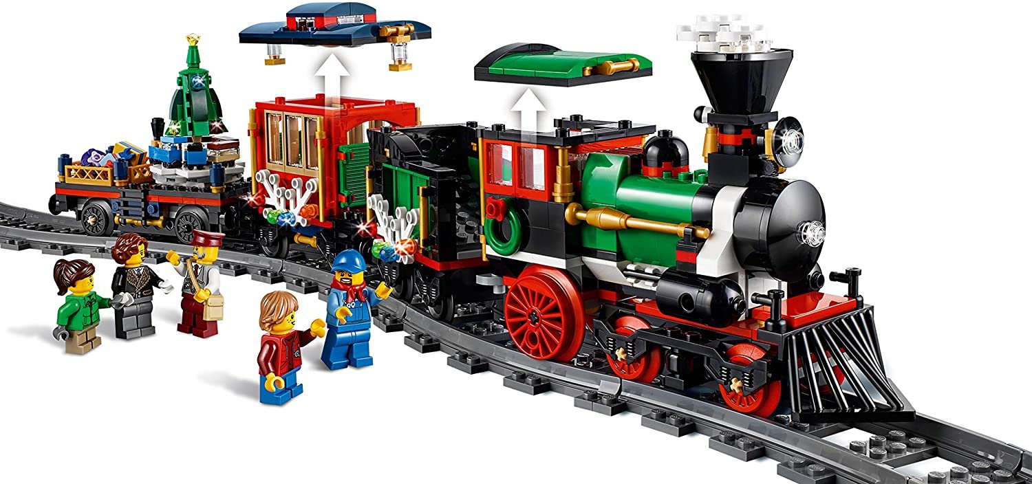 lego holiday christmas train ride