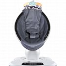 4moms mamaRoo 4, 5 unique motions, Bluetooth Enabled Baby Swing, Dark Grey Cool Mesh