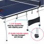MD Sports Official Size 15mm 4 Piece Indoor Table Tennis Tennis, Accessories Included