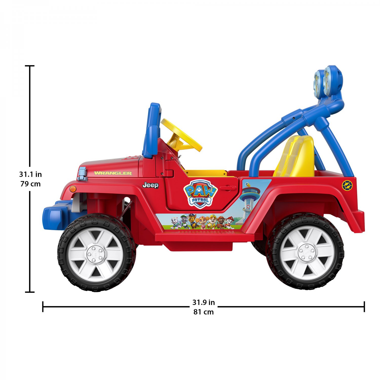 paw patrol power wheels jeep