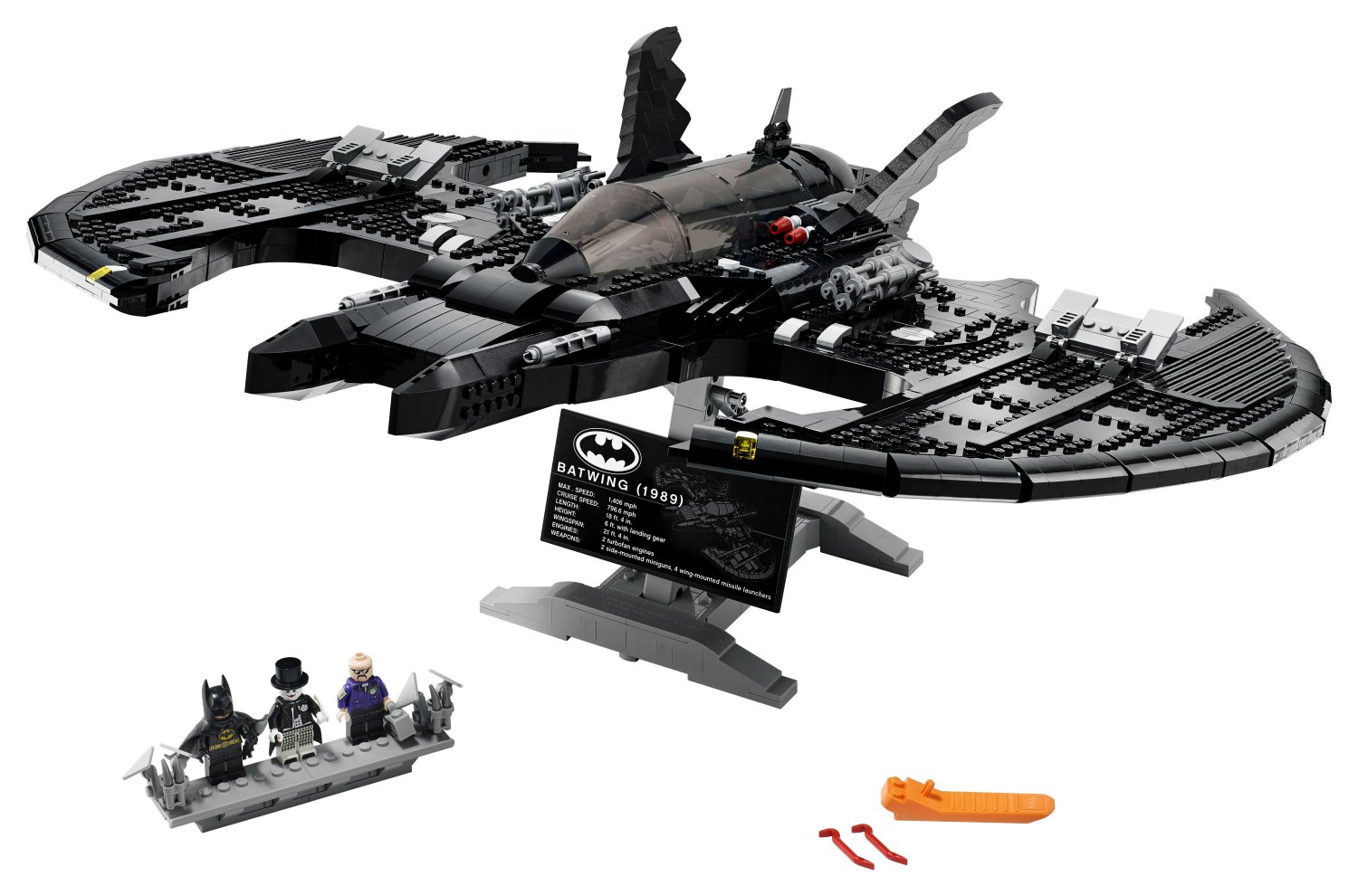 lego dc batman 1989 batwing building kit 76161
