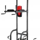 Weider Power Tower with Four Workout Stations and 300 lbs User Capacity