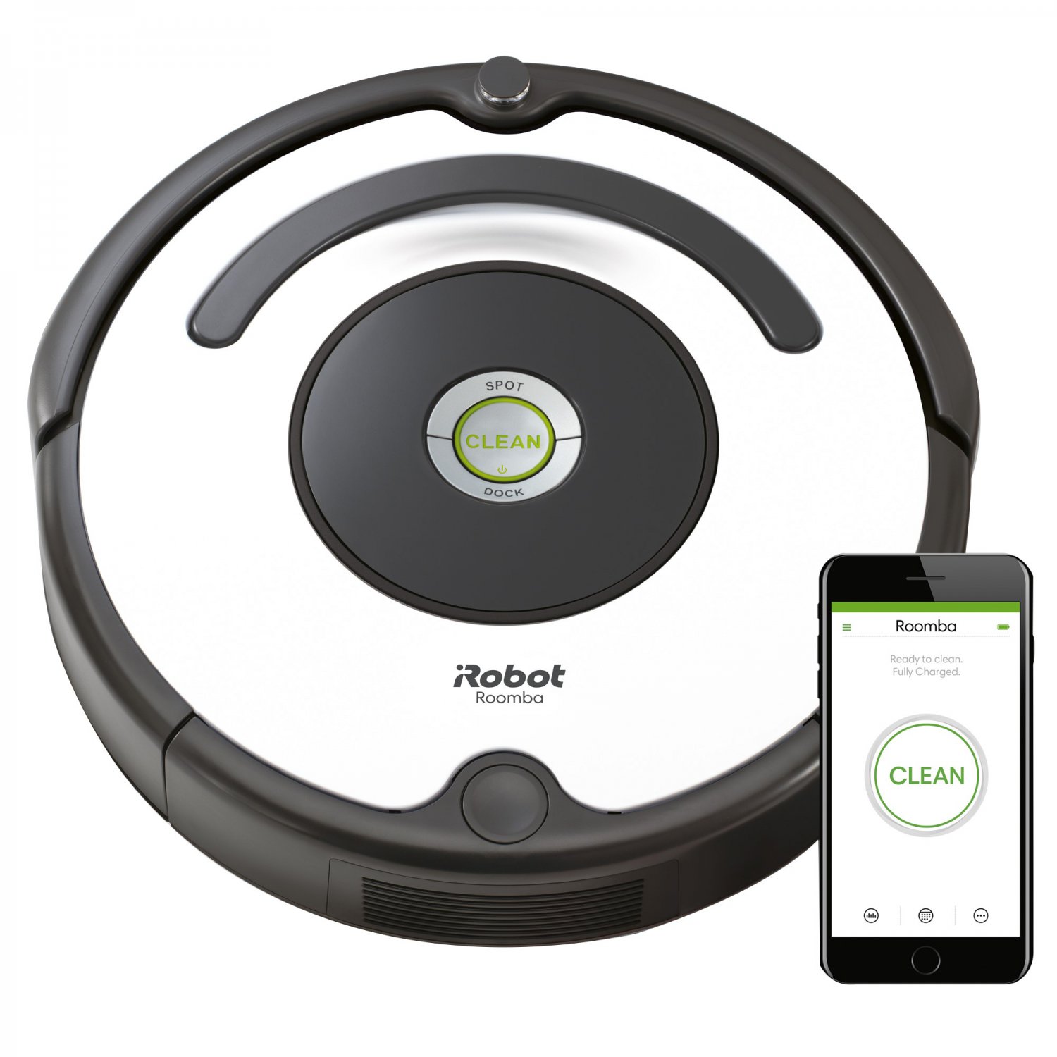 iRobot Roomba 670 Vacuum Wi-Fi Connectivity, Good for Pet Hair, Carpets, Hard Floors, Self-Charging