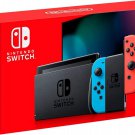 Nintendo Switch Console with Neon Blue & Red Joy-Con
