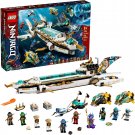 LEGO NINJAGO Hydro Bounty 71756 Building Toy Submarine Featuring NINJAGO Kai & Lloyd (1,159 Pieces)