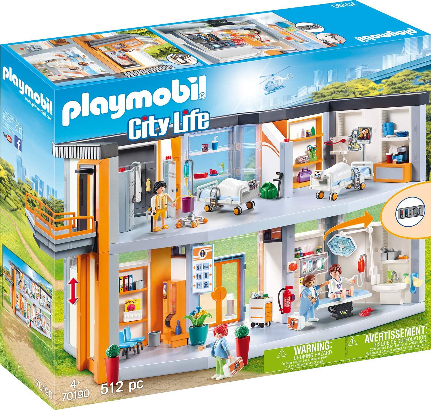 Playmobil City Life #70190 Large Hospital