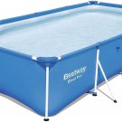 Bestway 56512E Steel Pro 13ft x 7ft x 32in Outdoor Rectangular Frame Above Ground Swimming Pool