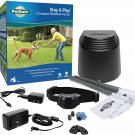 PetSafe Stay & Play Compact Wireless Fence for Pets, Waterproof & Rechargeable, Covers 3/4 Acres
