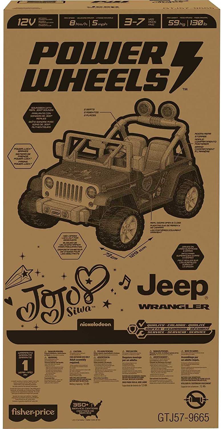 power wheels jojo siwa jeep wrangler
