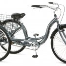Schwinn Meridian Adult Tricycle, 26-inch wheels, rear storage basket