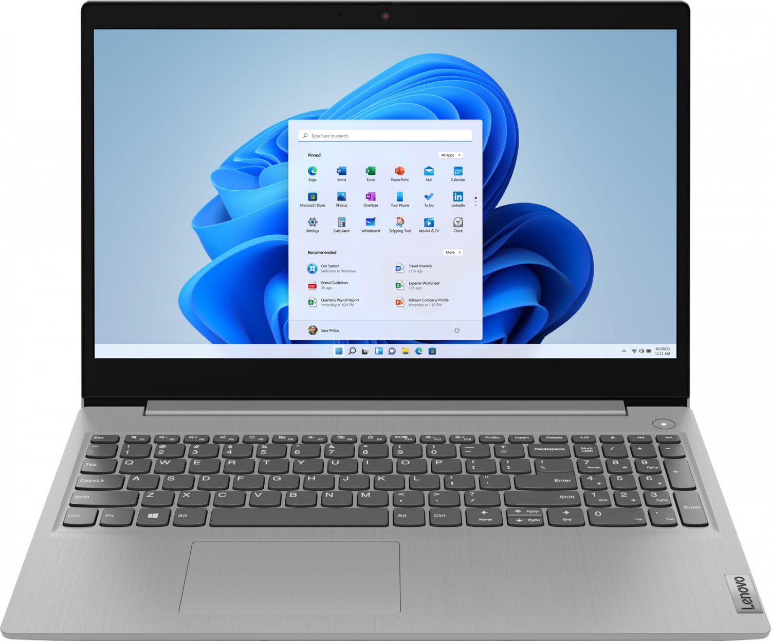 Lenovo - IdeaPad 3 15" HD Touch Screen Laptop - Intel Core i3-1115G4 processor
