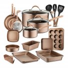 NutriChef Nonstick Cooking Kitchen Cookware Pots and Pans, 20 Piece Set