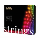 Twinkly 600 LED RGB Multicolor 157.5 Ft Decorative String Lights Bluetooth Wifi App-Controlled