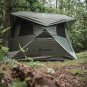 Gazelle GT400GR T4 Family 4 Person Capacity Portable Instant Pop Up Outdoor Shelter Camping Hub Tent
