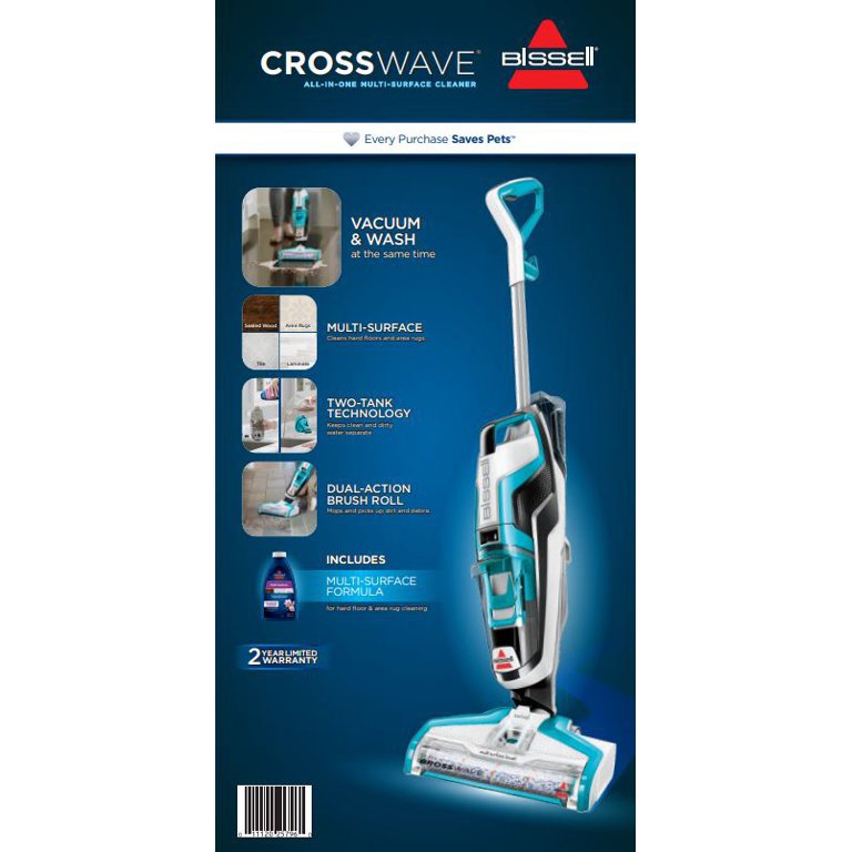 BISSELL CrossWave AllinOne MultiSurface Wet Dry Vac 2211W