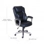 Serta Big & Tall Bonded Leather Commercial Office Chair with Memory Foam