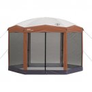 Coleman 12 x 10 Back Home Instant Setup Canopy Sun Shelter Screen House, 1 Room