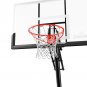 Spalding 54" Shatter-proof Polycarbonate Exactaheight Portable Basketball Hoop