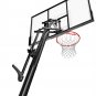 Spalding 54" Shatter-proof Polycarbonate Exactaheight Portable Basketball Hoop