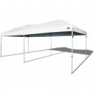 Ozark Trail 20' x 10' Straight Leg (200 Sq. ft Coverage), White, Outdoor Easy Pop up Canopy