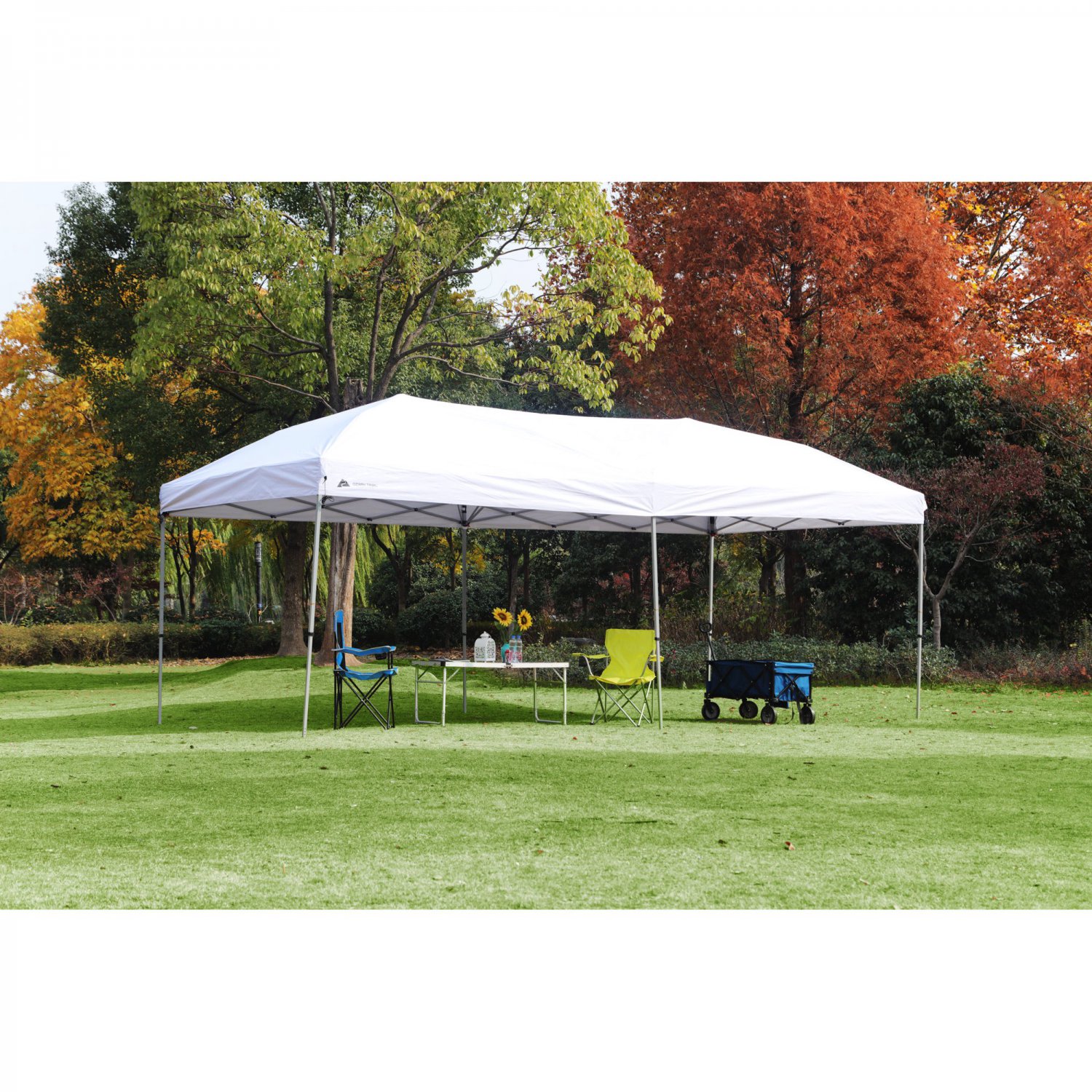 Ozark Trail 20' x 10' Straight Leg (200 Sq. ft Coverage), White