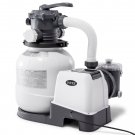Intex 12 inch Krystal Clear Sand Filter Pump, 2100 Gph Flow Rate with GFCI, 26645EG, 110-120 V