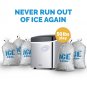 Newair 50lb. Stainless Steel Portable Ice Maker, 12 Cubes in Under 7 Minutes
