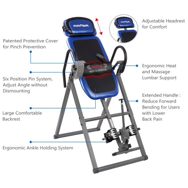 Innova ITM4800 Advanced Heat and Massage Therapeutic Inversion Table