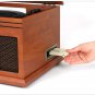 Victrola Nostalgic VTA-204B-MAH Classic 7-in-1 Bluetooth Record Player & Multimedia Center