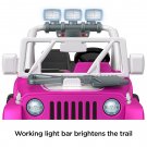 Power Wheels Jeep Wrangler Willys Pink Ride On 12V Vehicle