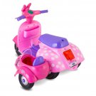 Disney Minnie Mouse Happy Helpers Scooter with Sidecar Ride-On Toy by Kid Trax
