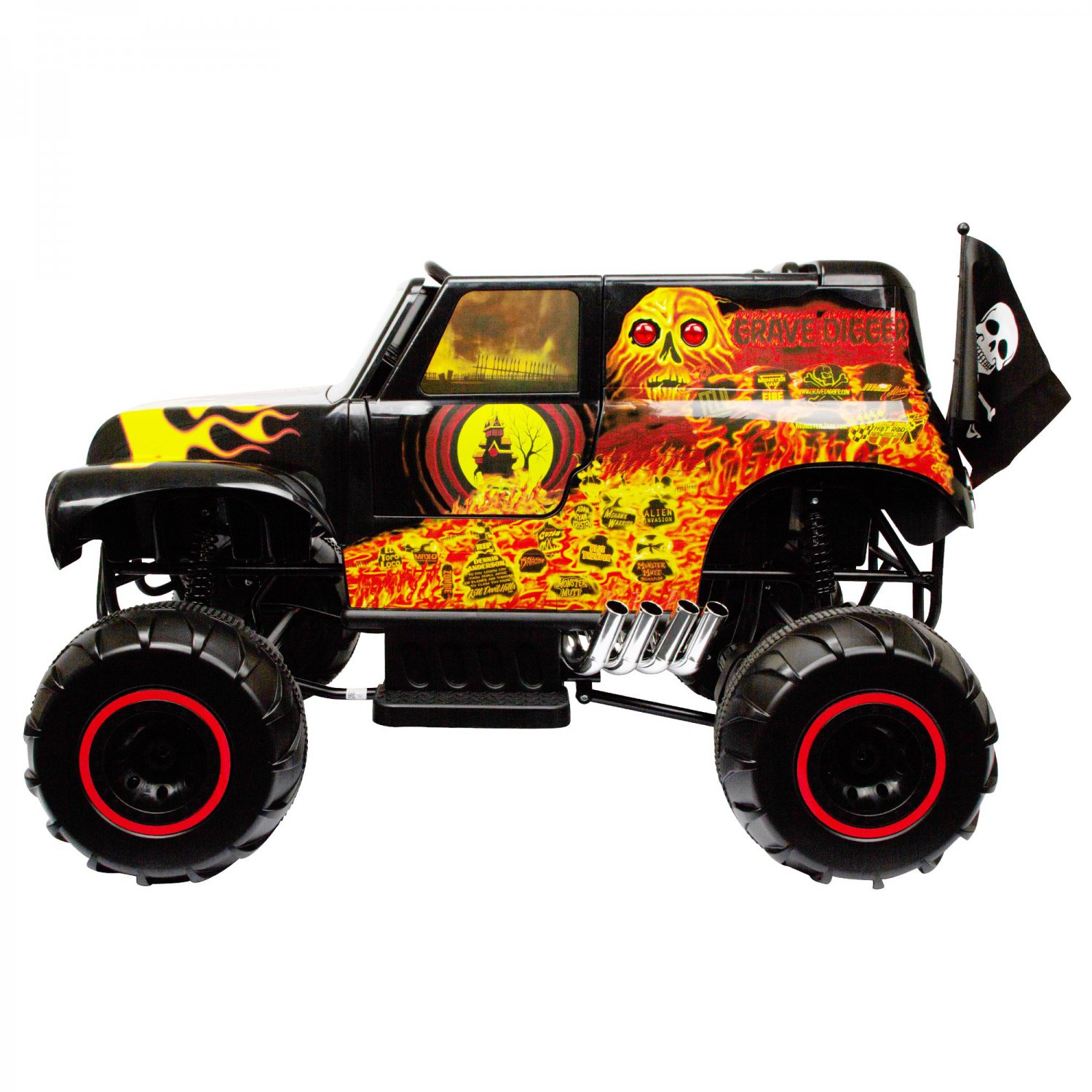 Monster Jam Grave Digger, 24V Battery Ride On, Ages 3+, 5MPH Max Speed ...