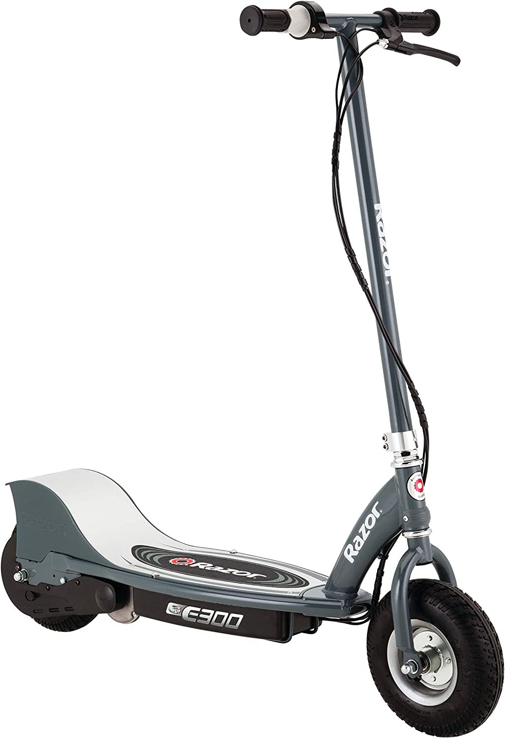 Razor E300 Electric Scooter 9" Pneumatic Front Tire, Up to 15 mph, 250W Chain Motor, 24V