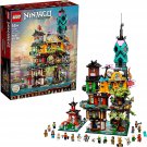 LEGO NINJAGO NINJAGO City Gardens 71741 Building Toy Featuring 19 Minifigures (5,685 Pieces)